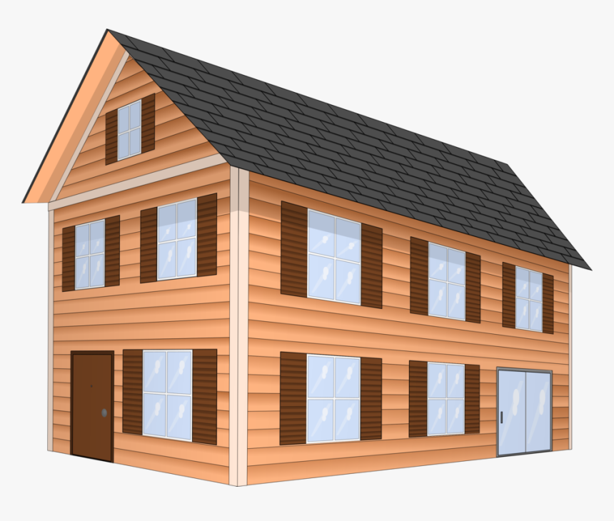 Building,shed,elevation - Cube Method Of Estimating, HD Png Download