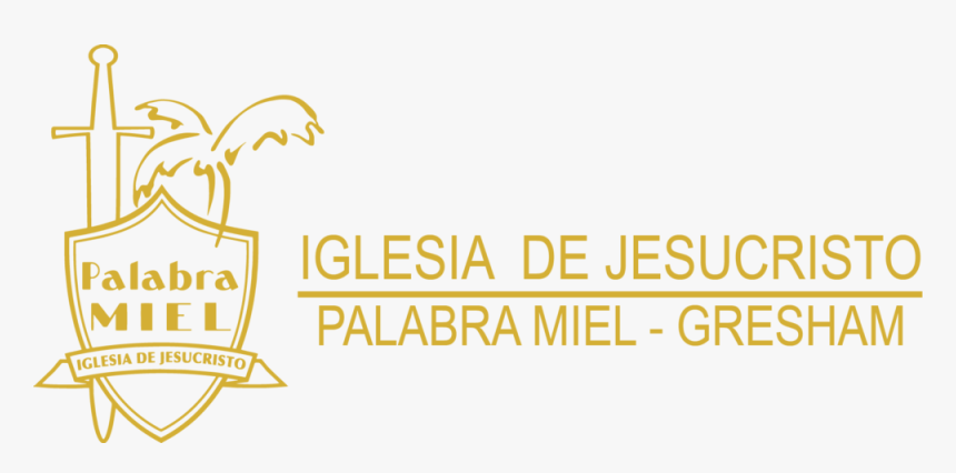 Logo Banner Dorado , Png Download - Palabra Miel, Transparent Png