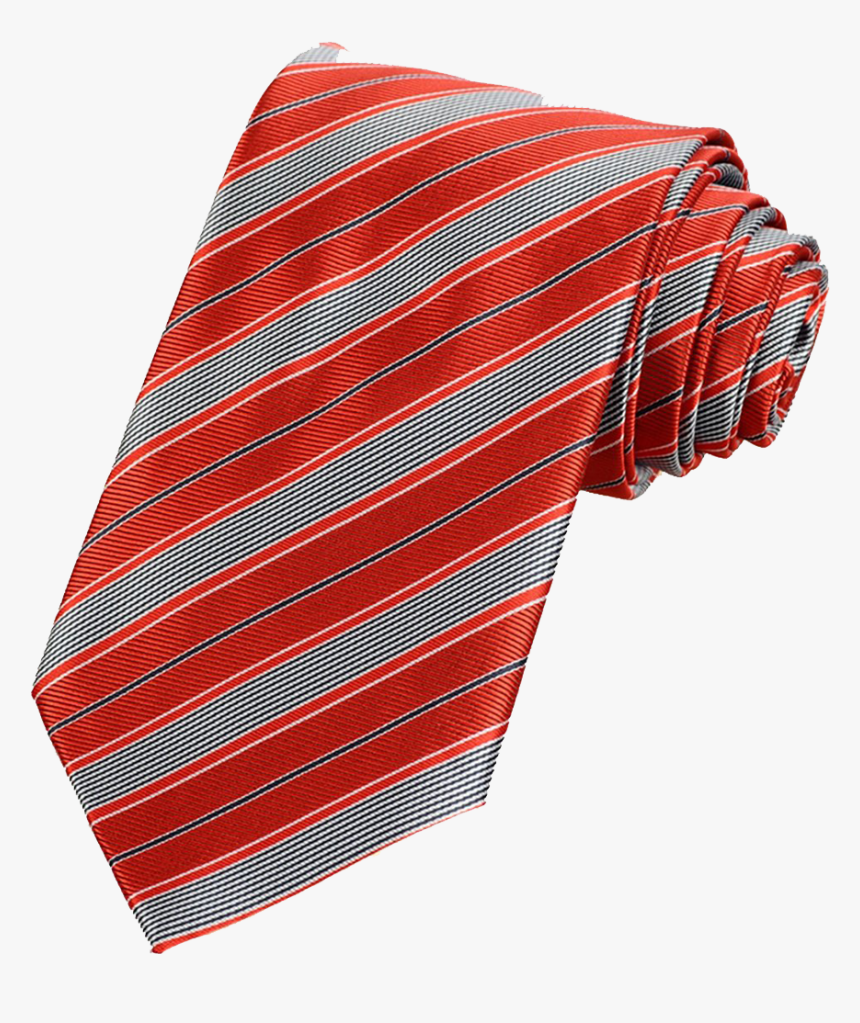 Corbata A Rayas Roja - Formal Wear, HD Png Download