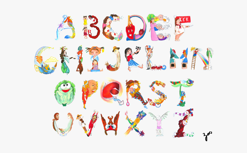 Filipino Drawing Print - Letras Y Figuras Letters, HD Png Download