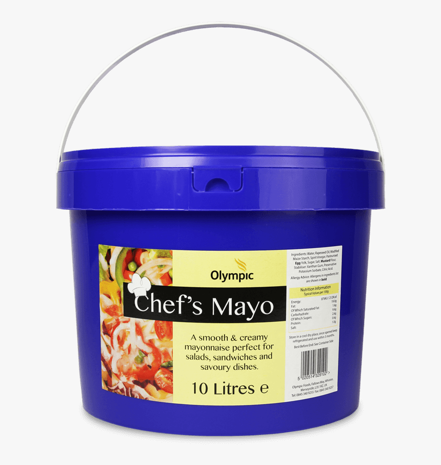Olympic Chefs Mayo 10l Bucket - Olympic Chef Mayo, HD Png Download