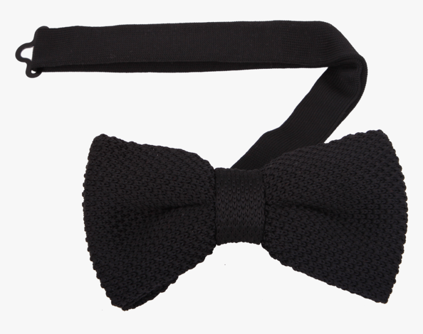 Moño Tejido Negro - Paisley, HD Png Download