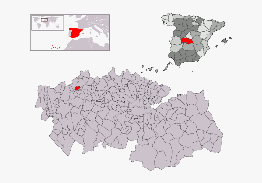 Sotillo De Las Palomas - Spanish Saffron Production Map, HD Png Download