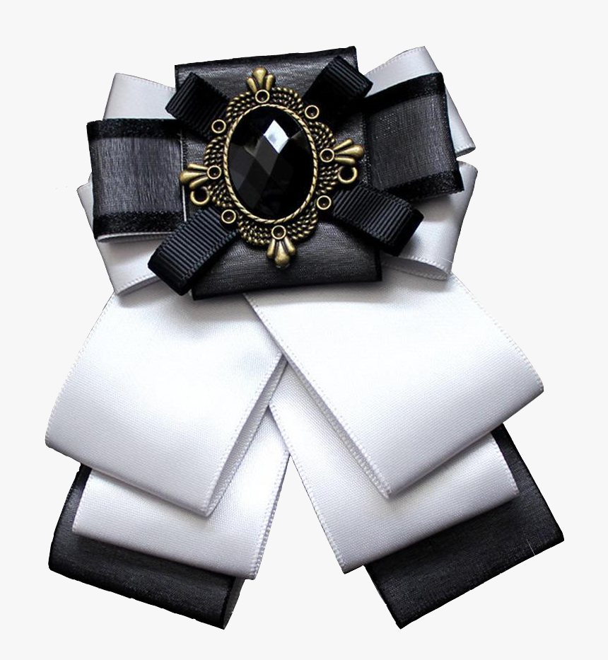 # #freetoedit #bow #ribbon #brooch #vintage #victorian - Bow Tie, HD Png Download
