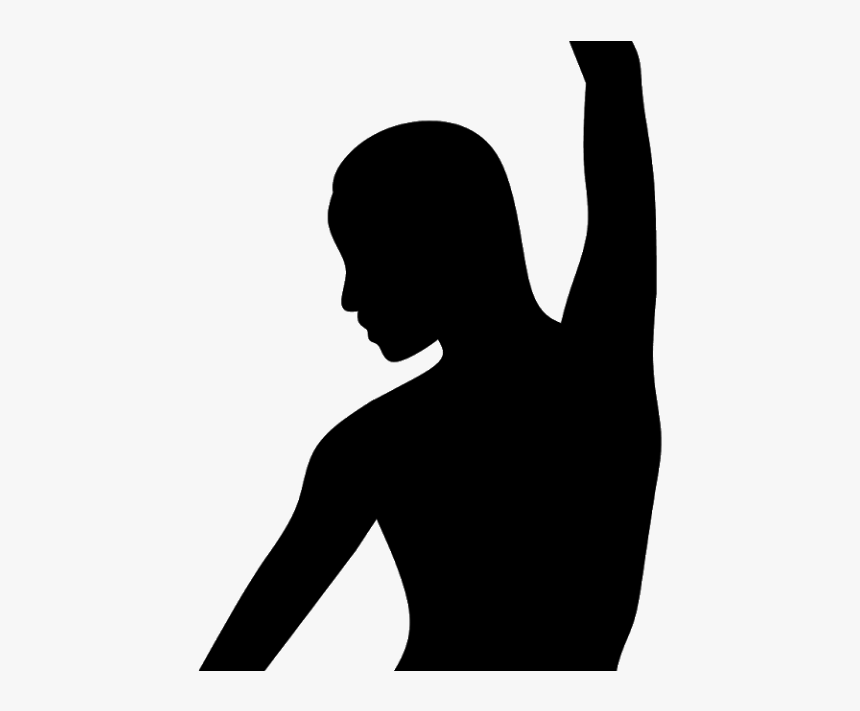 Illustrations Of Yoga Pose Silhouette - Silhouette, HD Png Download