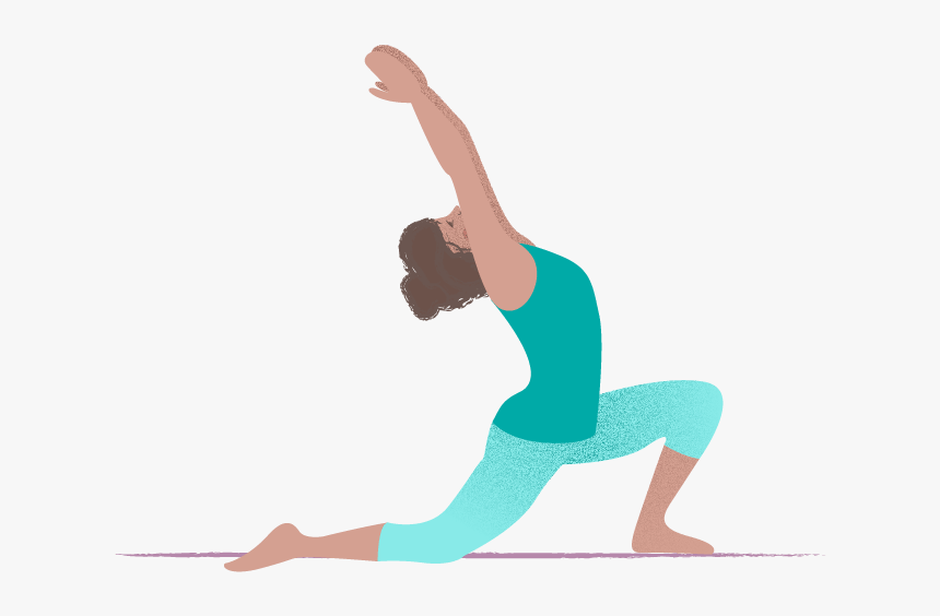 Anjaneyasana, Low-lunge, A Yoga Pose For After A Run - Pilates, HD Png Download