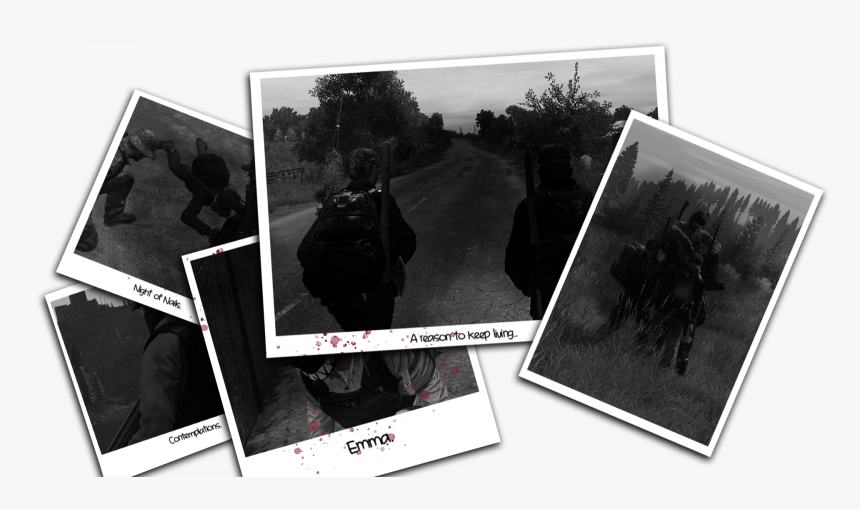 Polaroid Memories - Monochrome, HD Png Download