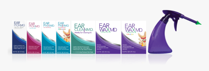 Ear Care Md Product Line Up - Ear Drop, HD Png Download