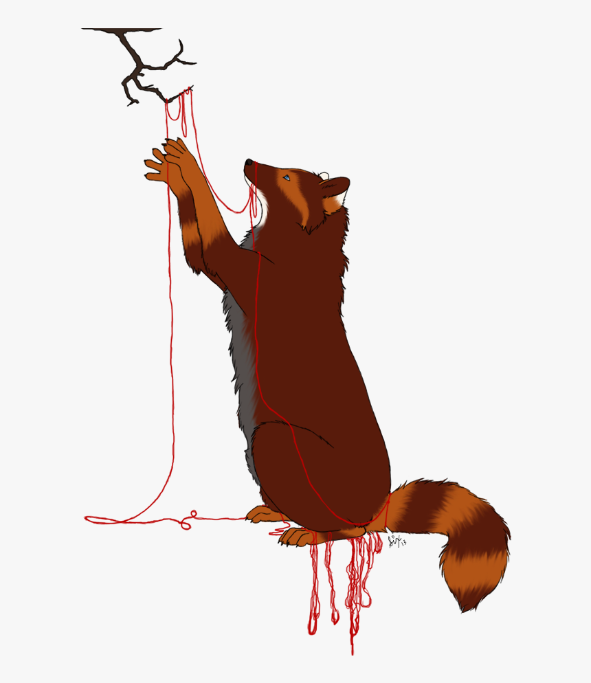 Red String - Part Ii - Illustration, HD Png Download