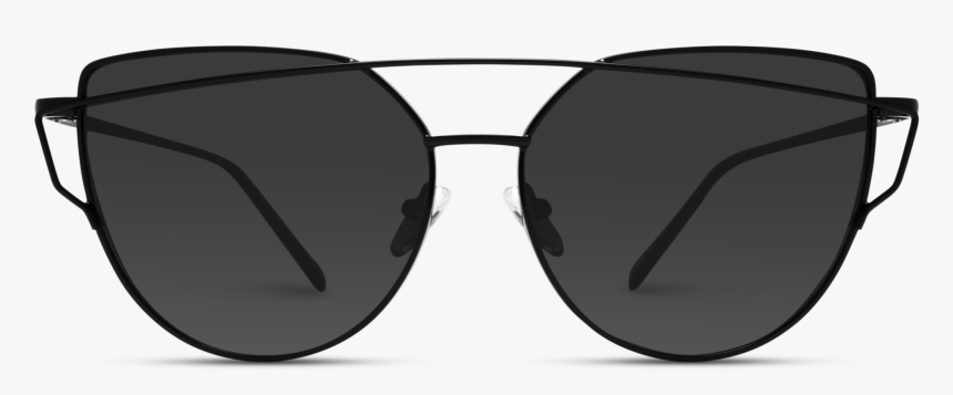 Pink Mirror Lens Cat Eye - Wayfarer Sunglasses Clipart, HD Png Download