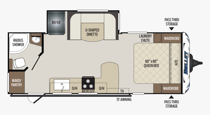 2019 Keystone Bullet 243bhs, HD Png Download