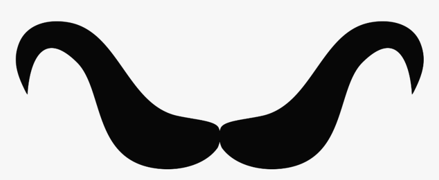 Mustache Clipart Black And White, HD Png Download