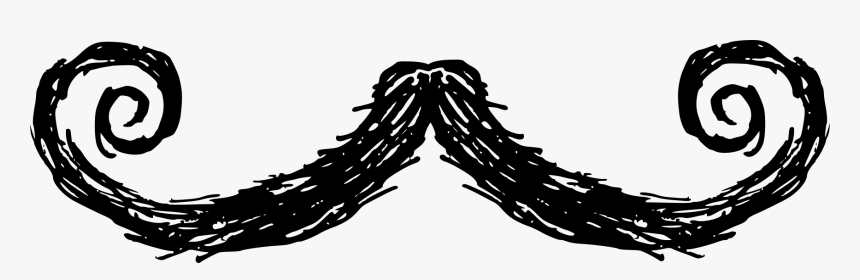 Mustache Drawing 1 - Illustration, HD Png Download