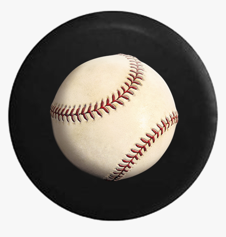 Lifelike Laced Up Baseball Softball Sports Jeep Camper - Jeep Baseball Spare Tire Cover, HD Png Download