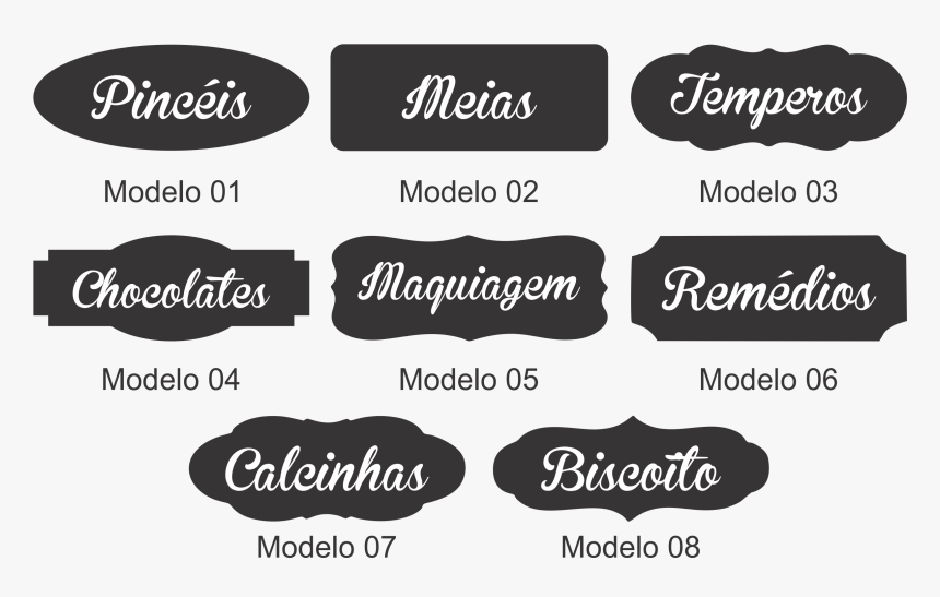 Modelo De Etiqueta Png, Transparent Png