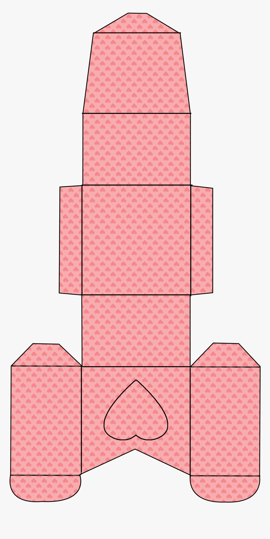Heart Pattern Box With Heart , Png Download, Transparent Png