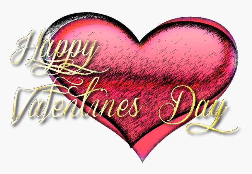 Happy Valentines Png Download - Heart, Transparent Png