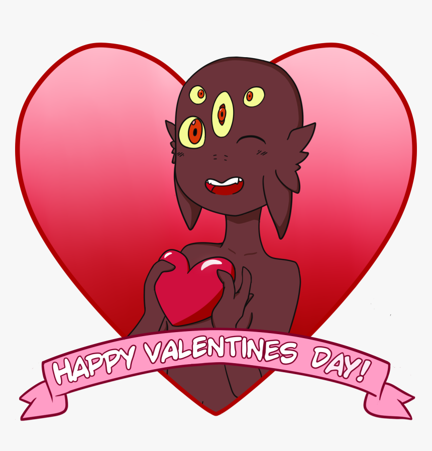 Happy Valentines Day - Cartoon, HD Png Download