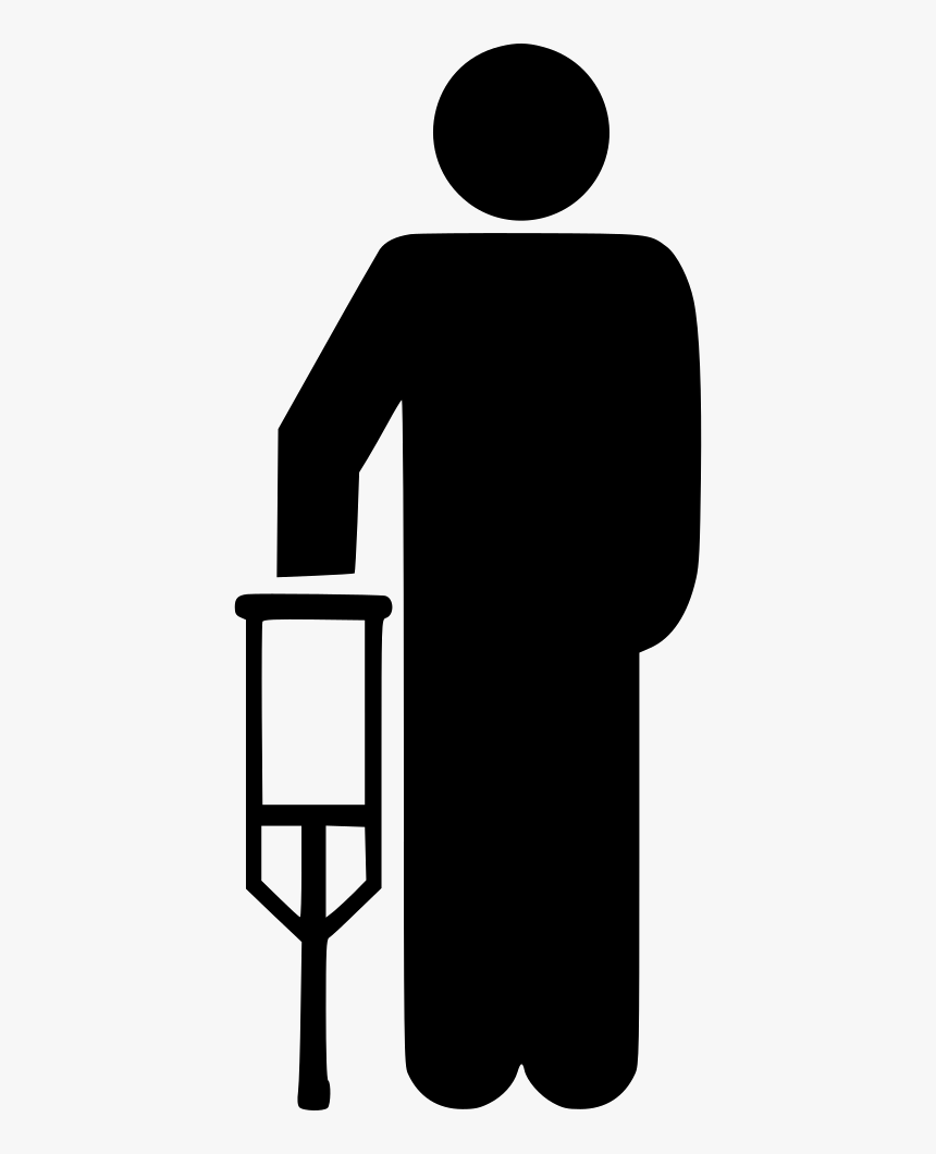 Patient - Broken Leg Icon, HD Png Download
