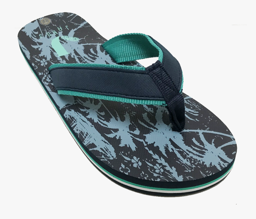 Sandals Boys Flip Flop Woven Edge Stripe Pattern Palm - Flip-flops, HD Png Download
