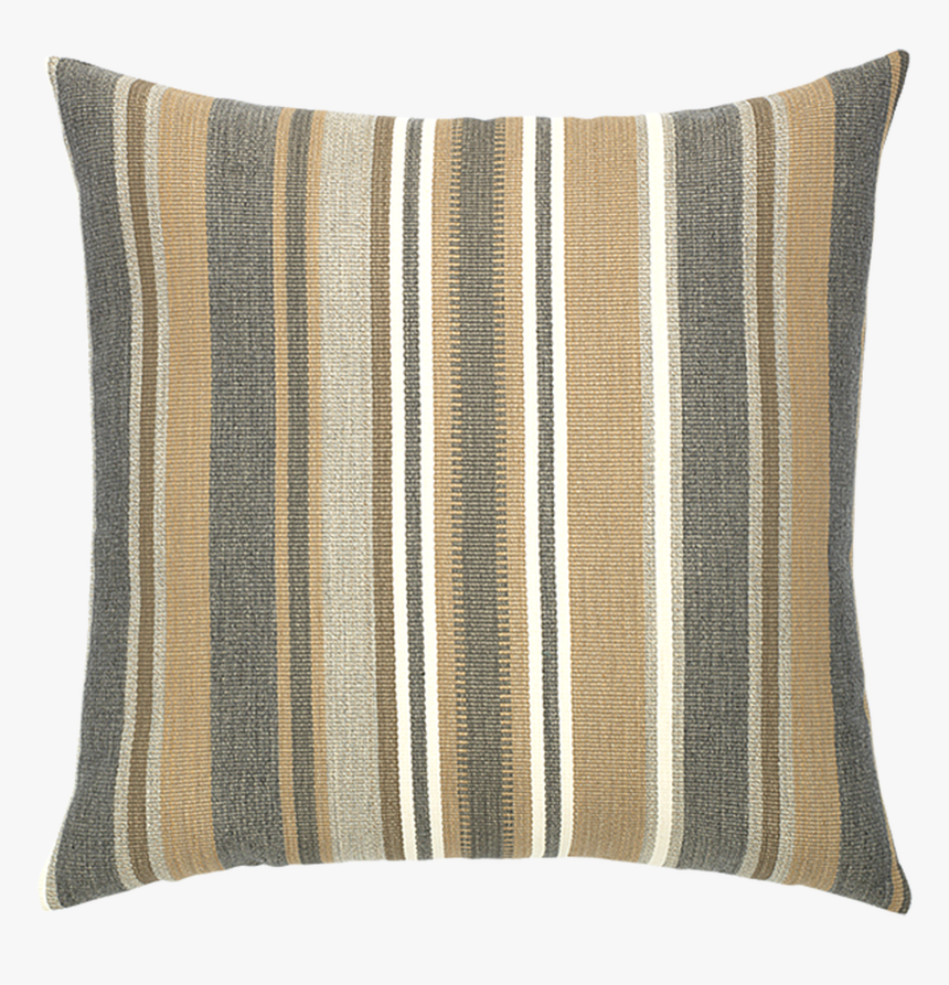Outdoor Pillows Elaine Smith Pillows Grigio Stripe - Pillow, HD Png Download