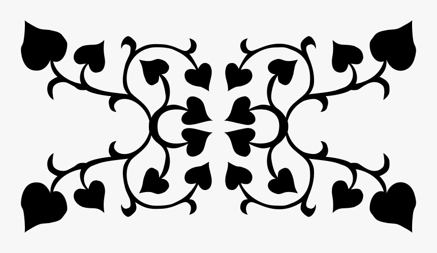 Ivy Silhouette Design - Ivy Black And White, HD Png Download