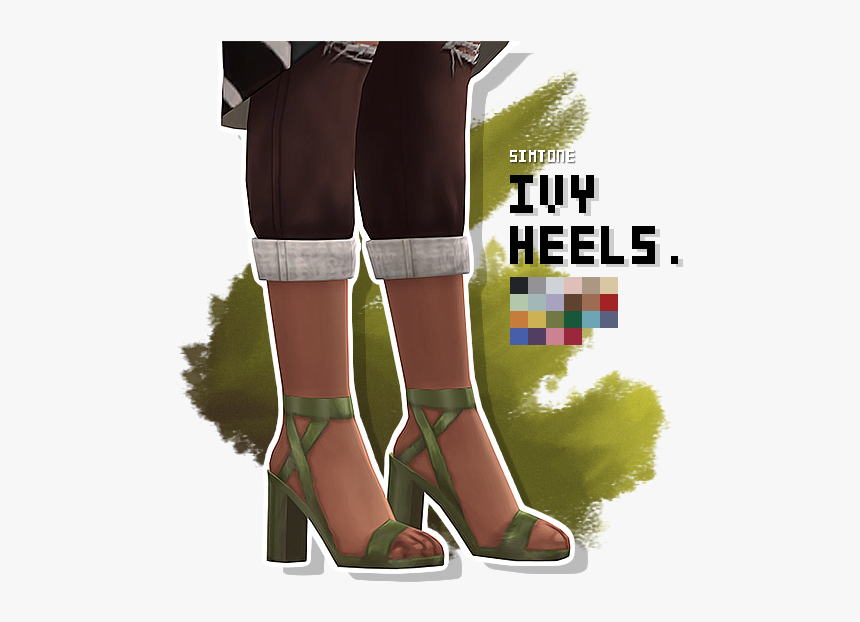 Simtone Ivy Heels Af, HD Png Download