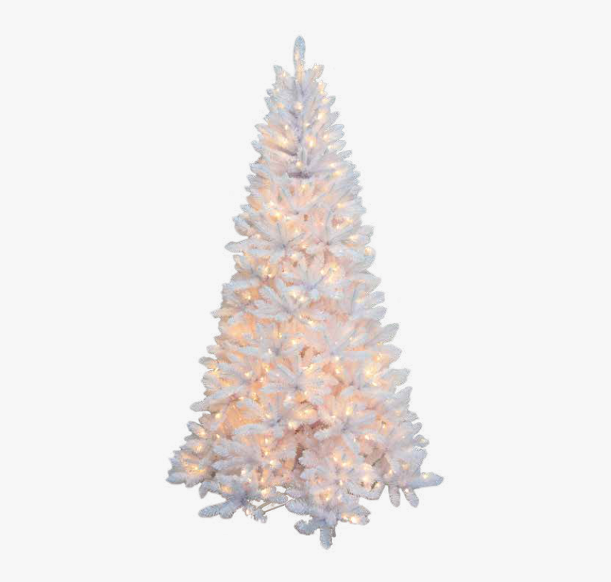 White Fake Christmas Tree, HD Png Download