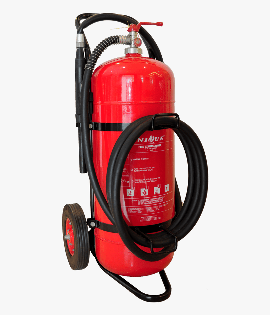 50 Kg Trolley Type Dry Powder Fire Extinguisher - Fire 50 Kg Extinguishers Hd, HD Png Download