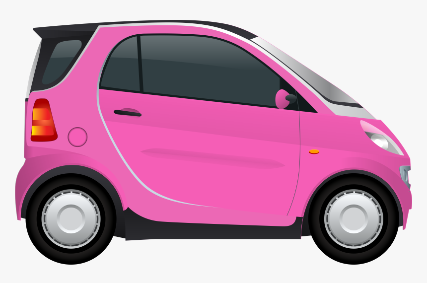 Pink Mini Car Png Clipart - Clipart Car Png, Transparent Png