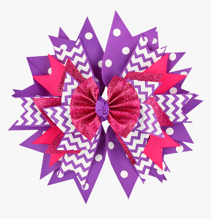 Pink/purple Bow - Art Paper, HD Png Download
