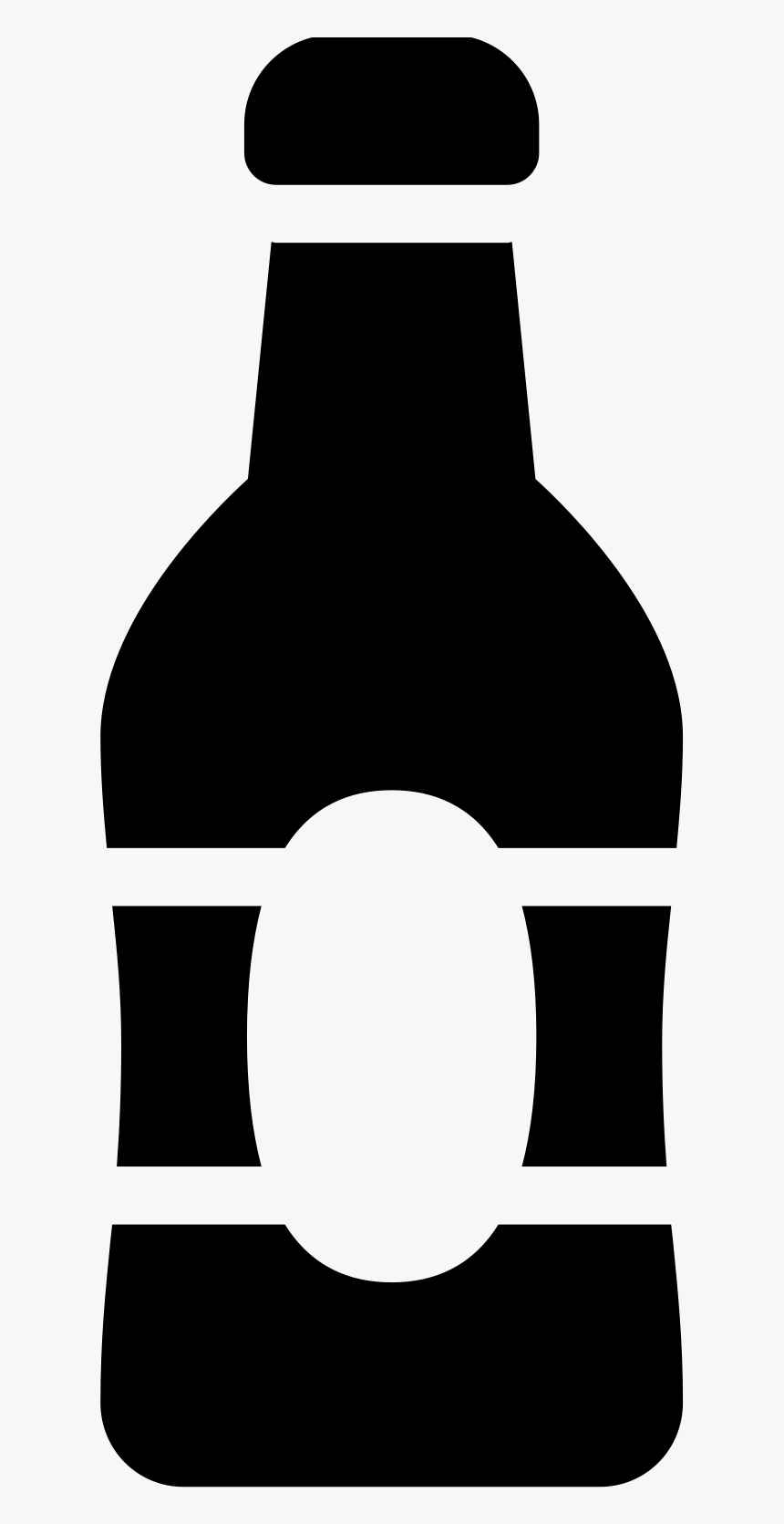Beer Bottle Vector Png - Silhouette Bottle Logo, Transparent Png