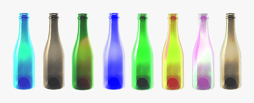 Glass Bottle, HD Png Download