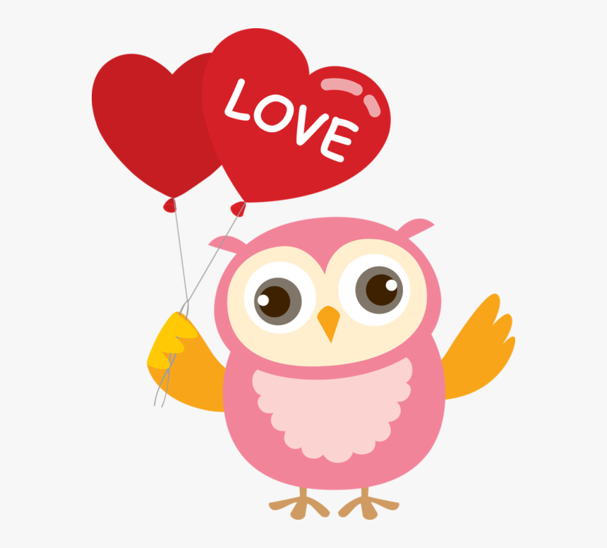 Cute Owl Png Download - Cute Owl Owl Love Png, Transparent Png