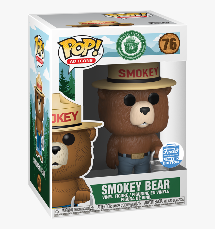 Smokey The Bear Funko Pop, HD Png Download
