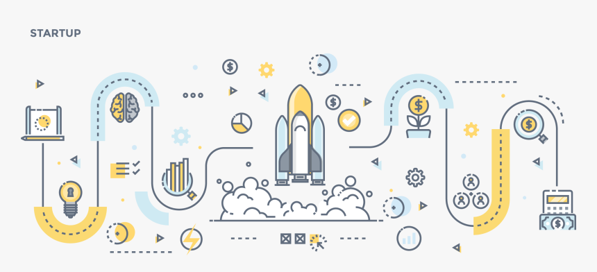 Social Media Marketing - Flat Line Color Headers, HD Png Download