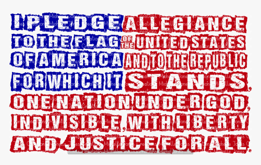 Pledge Of Allegiance (sublimation) - Welcome Week, HD Png Download