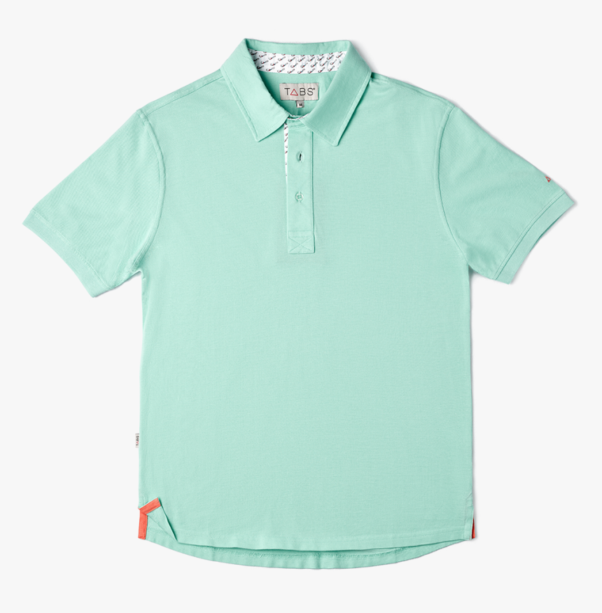 Tabs Mens Lagoon Green Polo 
 Class - Polo Shirt Tab, HD Png Download