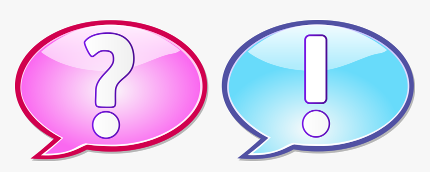 סימן שאלה וסימן קריאה, HD Png Download
