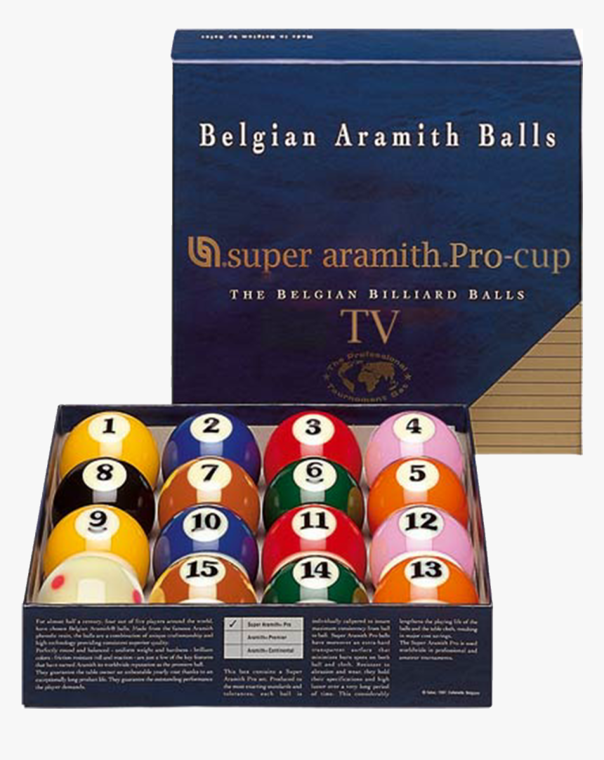 Aramith Tv Pro Pool Ball - Super Aramith Pro Cup Tv, HD Png Download
