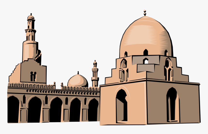 Islamic Mosque Muslim With Minarets, HD Png Download