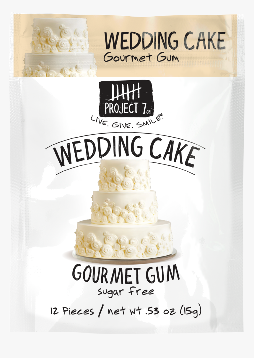 Project 7 Gum Wedding Cake, HD Png Download