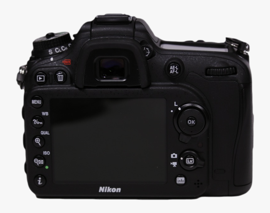 Nikon D7100 Back - Nikon D7100, HD Png Download