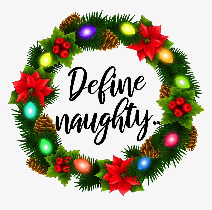 Christmas Wreath With Transparent Background, HD Png Download