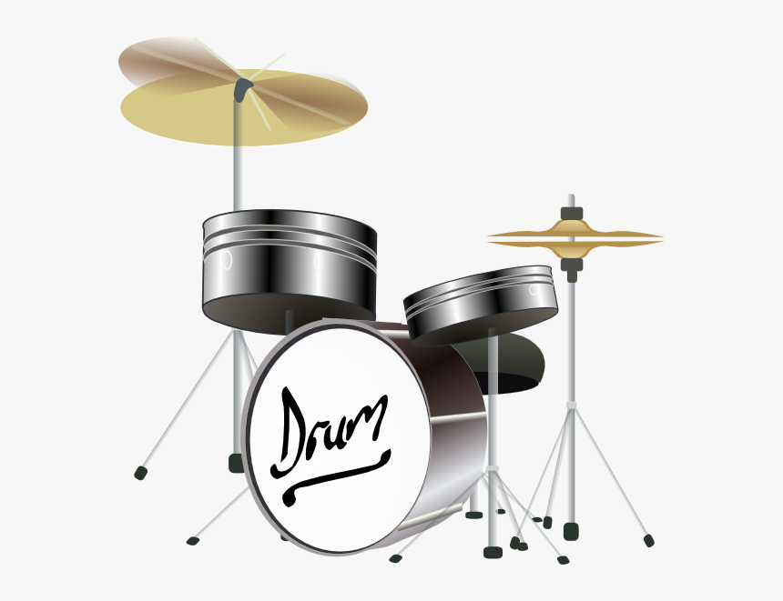 Drum Set Svg Clip Arts - Drums Kit Clipart, HD Png Download