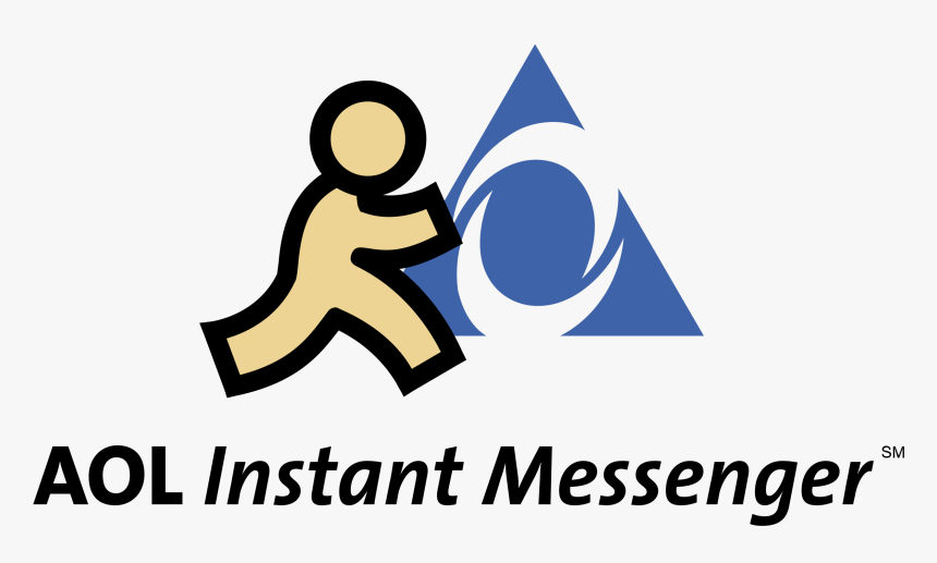 Aol Instant Messenger Logo Png Transparent - Aol Instant Messenger Logo Png, Png Download