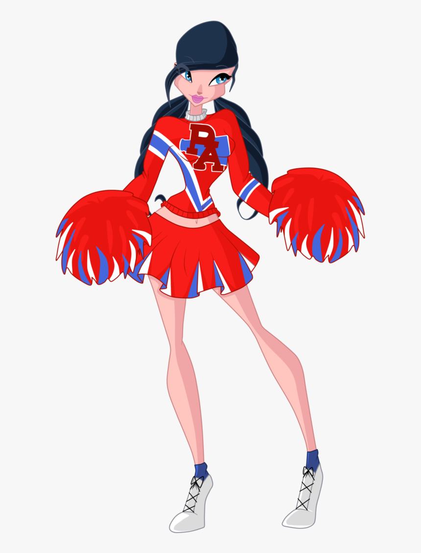 Cheerleading Clipart Base - Winx Club Cheerleader, HD Png Download
