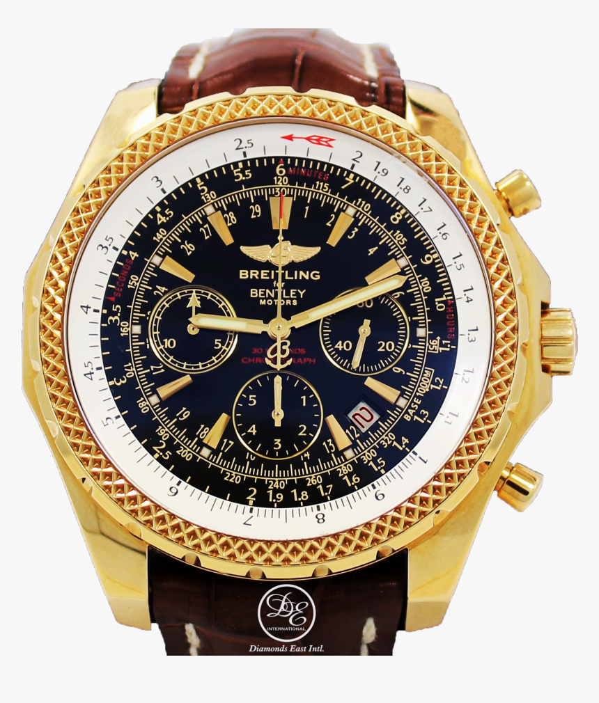 Breitling For Bentley Motors K25362 18k Yellow Gold - Breitling Bentley, HD Png Download