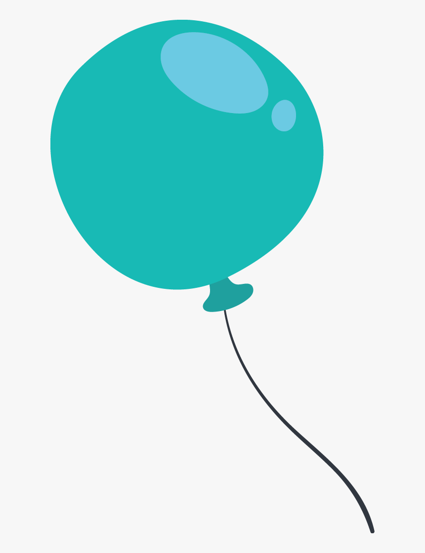 Green Blue Balloon , Png Download, Transparent Png