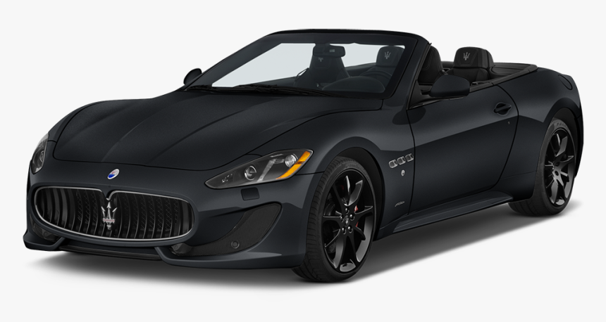 Black 2015 Maserati Granturismo Convertible Angular - Maserati Granturismo, HD Png Download
